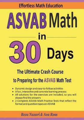 Book cover for ASVAB Math in 30 Days