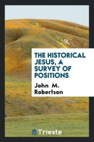 Cover of The Historical Jesus, a Survey of Positions