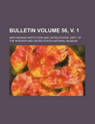 Book cover for Bulletin Volume 56, V. 1