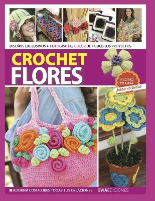 Book cover for Crochet Flores