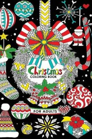 Cover of Christmas Coloring Book for Adults