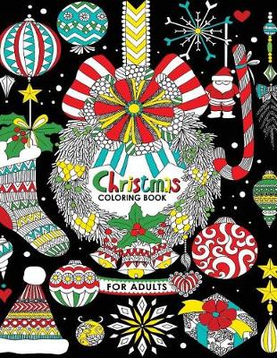 Book cover for Christmas Coloring Book for Adults