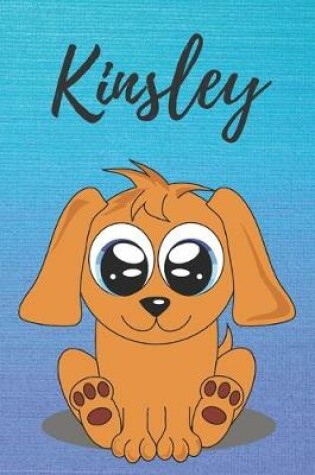 Cover of Kinsley dog coloring book / notebook / journal / diary