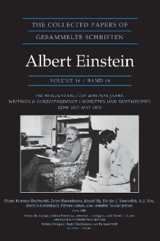Cover of The Collected Papers of Albert Einstein, Volume 16 (Documentary Edition)