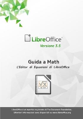 Book cover for Guida a Libreoffice Math 3.5