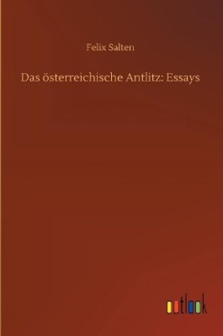 Cover of Das österreichische Antlitz