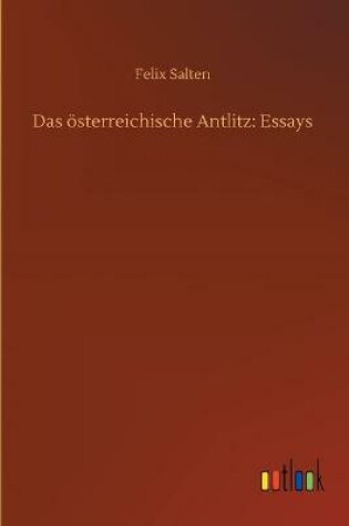Cover of Das österreichische Antlitz