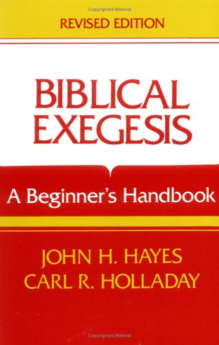 Book cover for Biblical Exegesis (Revise