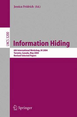 Book cover for Information Hiding