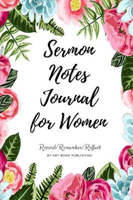 Book cover for Sermon Notes Journal for Women