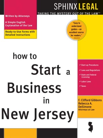 Cover of How to Start a Business in New Jersey, 2e