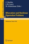 Book cover for Bifurcation and Nonlinear Eigenvalue Problems