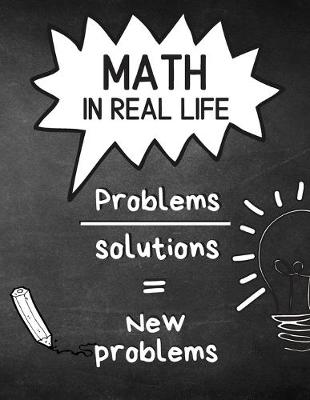 Book cover for Math in real life Problems solutions = new problems
