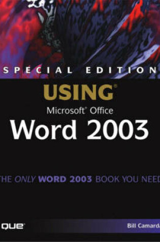 Cover of Special Edition Using Microsoft Office Word 2003