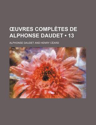 Book cover for Uvres Completes de Alphonse Daudet (13)