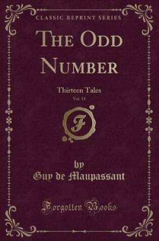 Cover of The Odd Number, Vol. 13