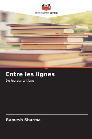 Cover of Entre les lignes