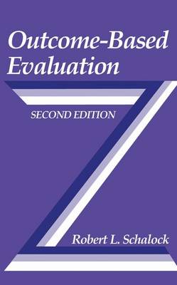 Book cover for Outcome-Based Evaluation Second Edition