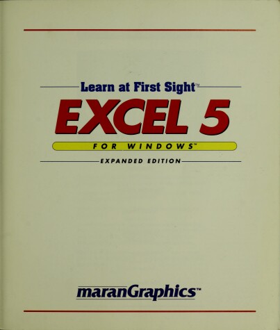 Cover of Excel 5.0 Windows Expanded