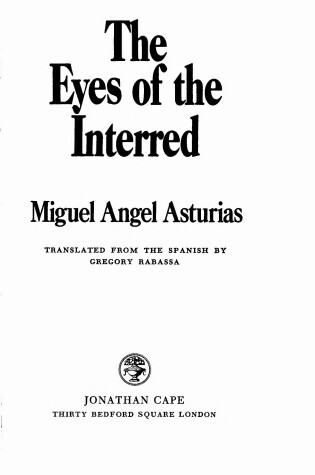 Cover of Eyes of the Interred
