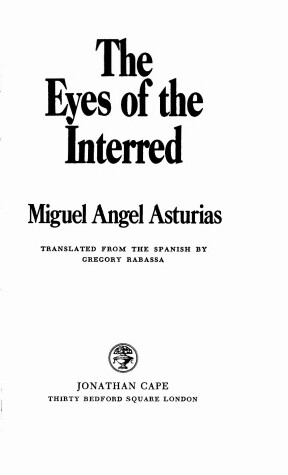 Book cover for Eyes of the Interred