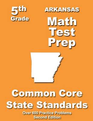 Book cover for Arkansas 5th Grade Math Test Prep