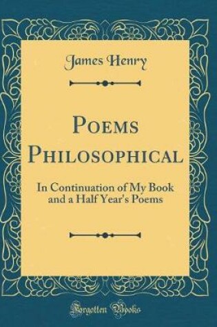 Cover of Poems Philosophical