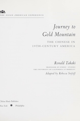 Cover of Journey to Gold Mountain