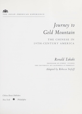 Cover of Journey to Gold Mountain