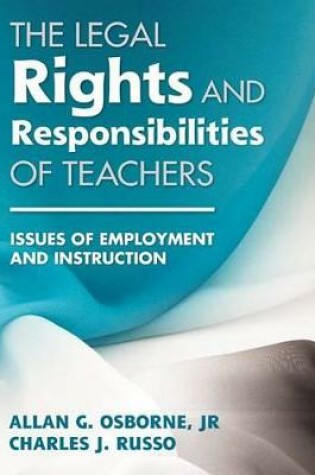 Cover of The Legal Rights and Responsibilities of Teachers