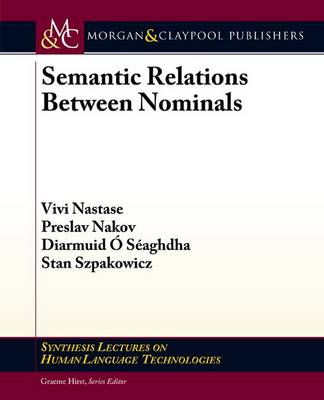 Book cover for Semantic Relations Between Nominals