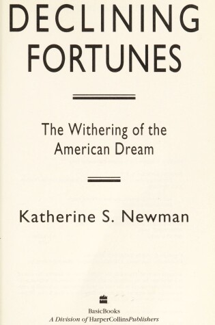 Cover of Declining Fortunes