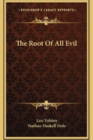 Cover of The Root Of All Evil