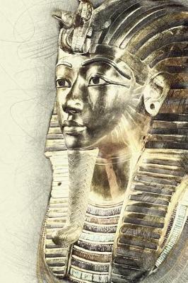 Book cover for Tutankhamun Death Mask Painting Ancient Egypt Journal