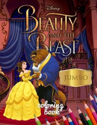 Book cover for Beauty and the Beast Jumbo Coloring Book