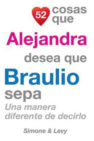 Cover of 52 Cosas Que Alejandra Desea Que Braulio Sepa