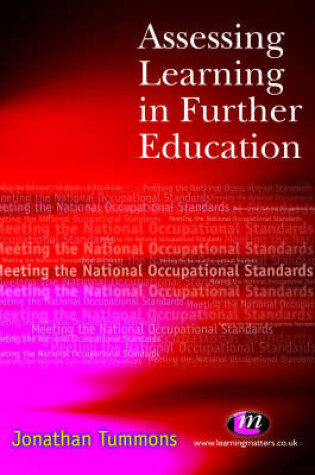 Cover of Assessing Learning in Further Education