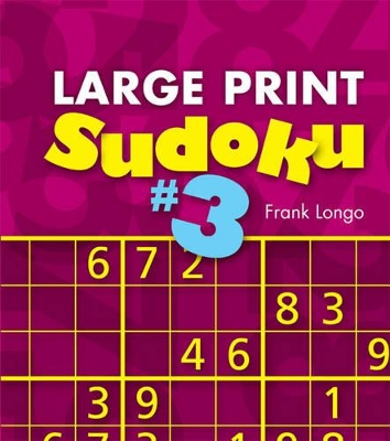 Book cover for Large Print Sudoku #3