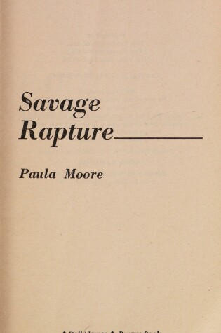 Cover of Savage Rapture