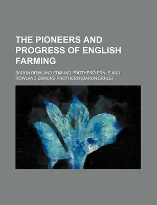 Book cover for The Pioneers and Progress of English Farming