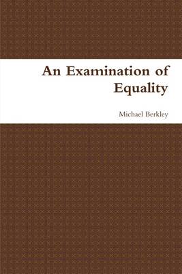 Book cover for An Examination of Equality