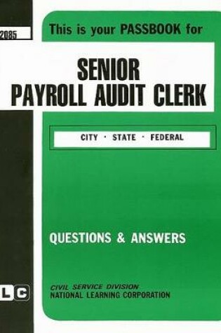 Cover of Senior Payroll Audit Clerk