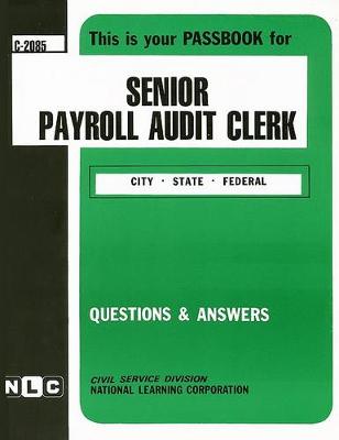 Book cover for Senior Payroll Audit Clerk