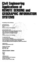 Cover of Civil Engineering Applications of Remote Sensing and Geographic Information Systems