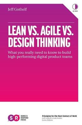 Book cover for Lean vs. Agile vs. Design Thinking