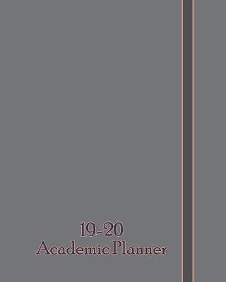 Book cover for 19-20 academic planner