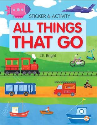 Book cover for All Things That Go Activities and Stickers