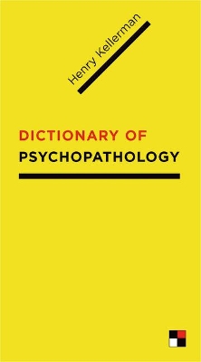 Cover of Dictionary of Psychopathology