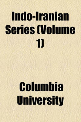 Book cover for Indo-Iranian Series (Volume 1)