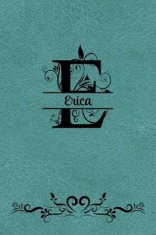 Cover of Split Letter Personalized Journal - Erica